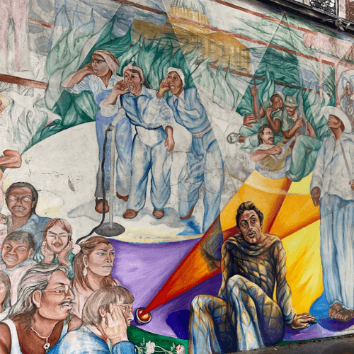 A faded neighborhood mural and its place in SF history